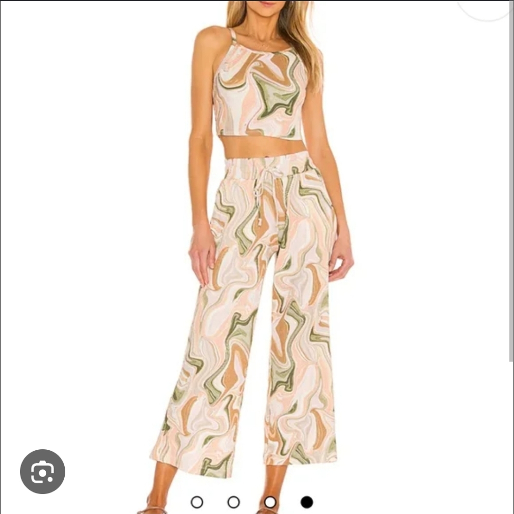 Beach Riot Caylee Top And Hailey Wide Length Pants